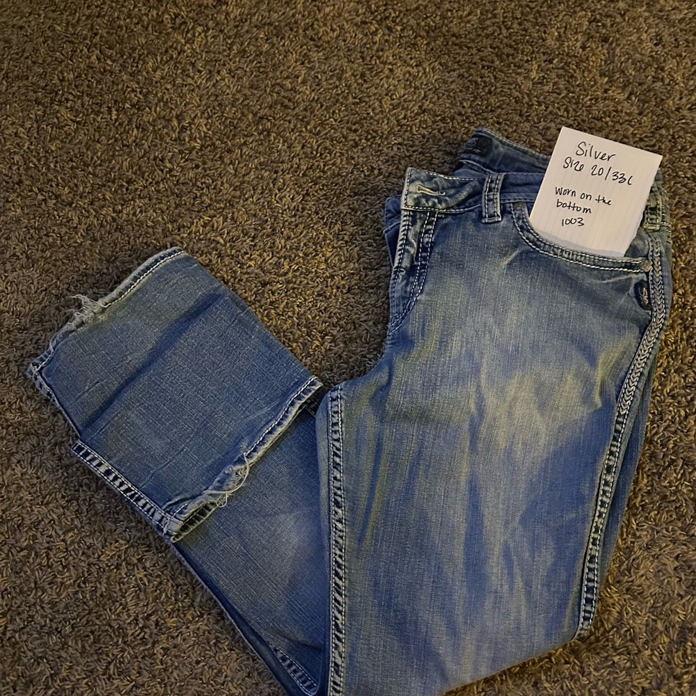 Silver Jeans Women's Light Blue Straight Leg Jeans